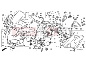 HONDA CBF10007 CBF1000 2007 F-35 ENGINE HOUSING