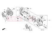 HONDA CBF10008 CBF1000 2008 F-11 FRONT BRAKE CALIPER (CBF1000)