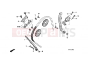 HONDA CBF10009 CBF1000 2009 E-4 TIMING CHAIN ​​/ TENSIONER