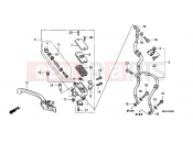 HONDA CBF10009 CBF1000 2009 F-4 FRONT MASTER CYLINDER (CBF1000)