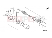 HONDA CBF1000A CBF1000 2010 E-11 STARTER ENGINE
