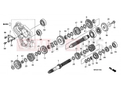 HONDA CBF1000A CBF1000 2010 E-15 TRANSMISSION