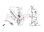 HONDA CBF1000A CBF1000 2010 F-4 FRONT MASTER CYLINDER (CBF1000)