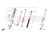 HONDA CBF1000A CBF1000 2010 F-10 FRONT FORK