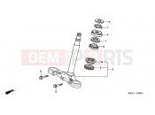 HONDA CBF1000A6 CBF1000 ABS 2006 F-8 STEERING WHEEL