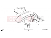 HONDA CBF1000A6 CBF1000 ABS 2006 F-9 FRONT FENDER