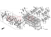 HONDA CBF1000A8 CBF1000 ABS 2008 E-2 CYLINDER HEAD