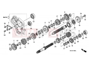 HONDA CBF1000A8 CBF1000 ABS 2008 E-15 TRANSMISSION