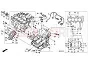 HONDA CBF1000A9 CBF1000 ABS 2009 E-13 CRANKSHAFT