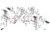 HONDA CBF1000A9 CBF1000 ABS 2009 F-22 FOOTREST