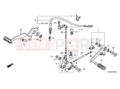 HONDA CBF1000AA CBF1000 ABS 2010 F-21 PEDAL