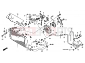 HONDA CBF1000AA CBF1000 ABS 2010 F-34 RADIATOR