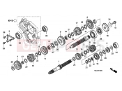 HONDA CBF1000FA CBF1000F 2010 E-15 TRANSMISSION