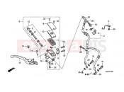 HONDA CBF1000FA CBF1000F 2010 F-5 FRONT MASTER CYLINDER (CBF1000F)