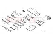 HONDA CBF1000FA CBF1000F 2010 F-48 TOOLS