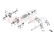 HONDA CBF1000FB CBF1000F 2011 E-16 SEBESSÉGVÁLTÓ DOB