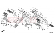 HONDA CBF1000FC CBF1000F 2012 F-30 FOOTREST