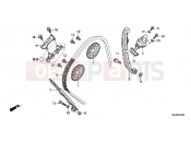HONDA CBF1000FAC CBF1000F ABS 2012 E-4 TIMING CHAIN ​​/ TENSIONER