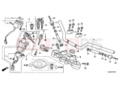 HONDA CBF1000FAC CBF1000F ABS 2012 F-7 STEERING BAR PIPE / UPPER BRIDGE