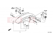 HONDA CBF1000FAC CBF1000F ABS 2012 F-10 FRONT FENDER