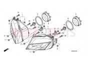 HONDA CBF1000FSA CBF1000FS 2010 F-1 HEADLIGHT