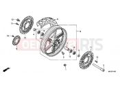 HONDA CBF1000FSA CBF1000FS 2010 F-14 FRONT WHEEL