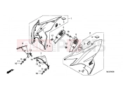 HONDA CBF1000FSA CBF1000FS 2010 F-45 FRONT ENGINE HOUSING