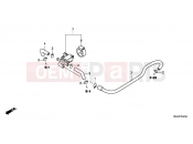 HONDA CBF1000FSB CBF1000FS 2011 F-25-20 AIR INJECTION CONTROLVALVE
