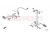 HONDA CBF1000FSC CBF1000FS 2012 F-29 PEDAL