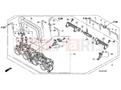 HONDA CBF1000FTA CBF1000FT 2010 E-18 THROTTLE HOUSING