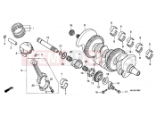 HONDA CBF1000FTB CBF1000FT 2011 E-14 CRANKSHAFT / PISTON
