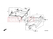 HONDA CBF1000FTB CBF1000FT 2011 F-24 SIDE COVER