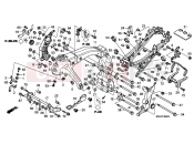 HONDA CBF1000FTB CBF1000FT 2011 F-39 FRAME HOUSING