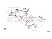 HONDA CBF1000FTC CBF1000FT 2012 F-24 SIDE COVER