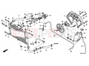 HONDA CBF1000FTC CBF1000FT 2012 F-41 RADIATOR