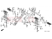 HONDA CBF1000S7 CBF1000S 2007 F-22 FOOTREST