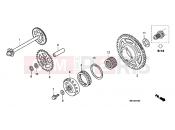 HONDA CBF1000S8 CBF1000S 2008 E-7 CLUTCH COUPLING START