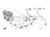 HONDA CBF1000S8 CBF1000S 2008 E-17 WATER PIPE