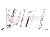 HONDA CBF1000S8 CBF1000S 2008 F-10 FRONT FORK