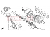 HONDA CBF1000S9 CBF1000S 2009 E-14 CRANKSHAFT / PISTON