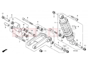 HONDA CBF1000S9 CBF1000S 2009 F-25 REAR SHOCK ABSORBER