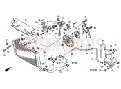 HONDA CBF1000S9 CBF1000S 2009 F-34 RADIATOR