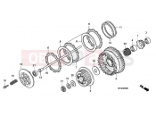 HONDA CBF1000SA CBF1000S 2010 E-6 CLUTCH