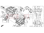 HONDA CBF1000SA CBF1000S 2010 E-13 CRANKSHAFT