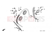 HONDA CBF1000T7 CBF1000T 2007 E-4 TIMING CHAIN ​​/ TENSIONER