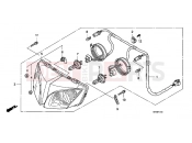 HONDA CBF1000T8 CBF1000T 2008 F-1 HEADLIGHT