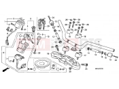 HONDA CBF1000TA CBF1000T 2010 F-7 STEERING BAR PIPE / UPPER BRIDGE