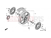 HONDA CBF1000TA CBF1000T 2010 F-12 FRONT WHEEL