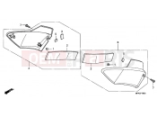 HONDA CBF1000TA CBF1000T 2010 F-18 SIDE COVER