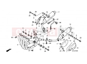 HONDA CBF1000TA CBF1000T 2010 F-20 EXHAUST DRUM